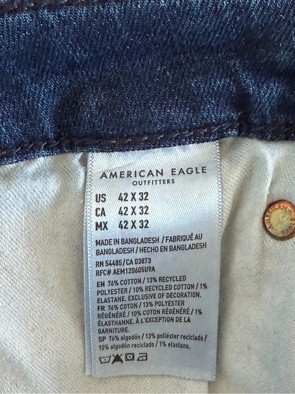 American Eagle Outfitter’s Mens AIRFLEX + Jeans